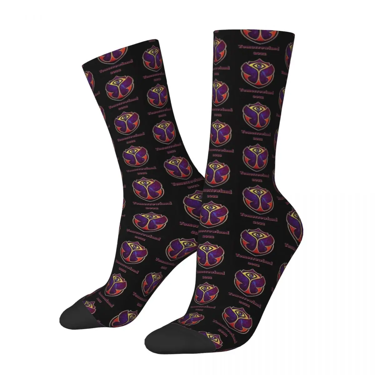 Tomorrowland 2022 - Festival Essential Unisex Winter Socks Hip Hop Happy Socks street style Crazy Sock