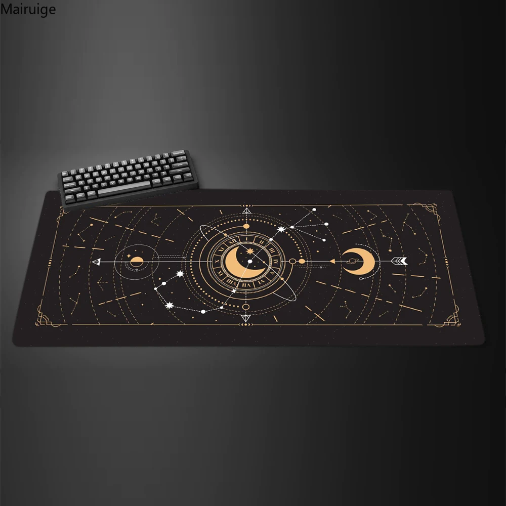 Mystery Constellations Mouse Pad Computer Pads Tarot Card Kawaii Mousepad Gamer Accessories Cute Desk Mat Anti-slip Rubber Pad