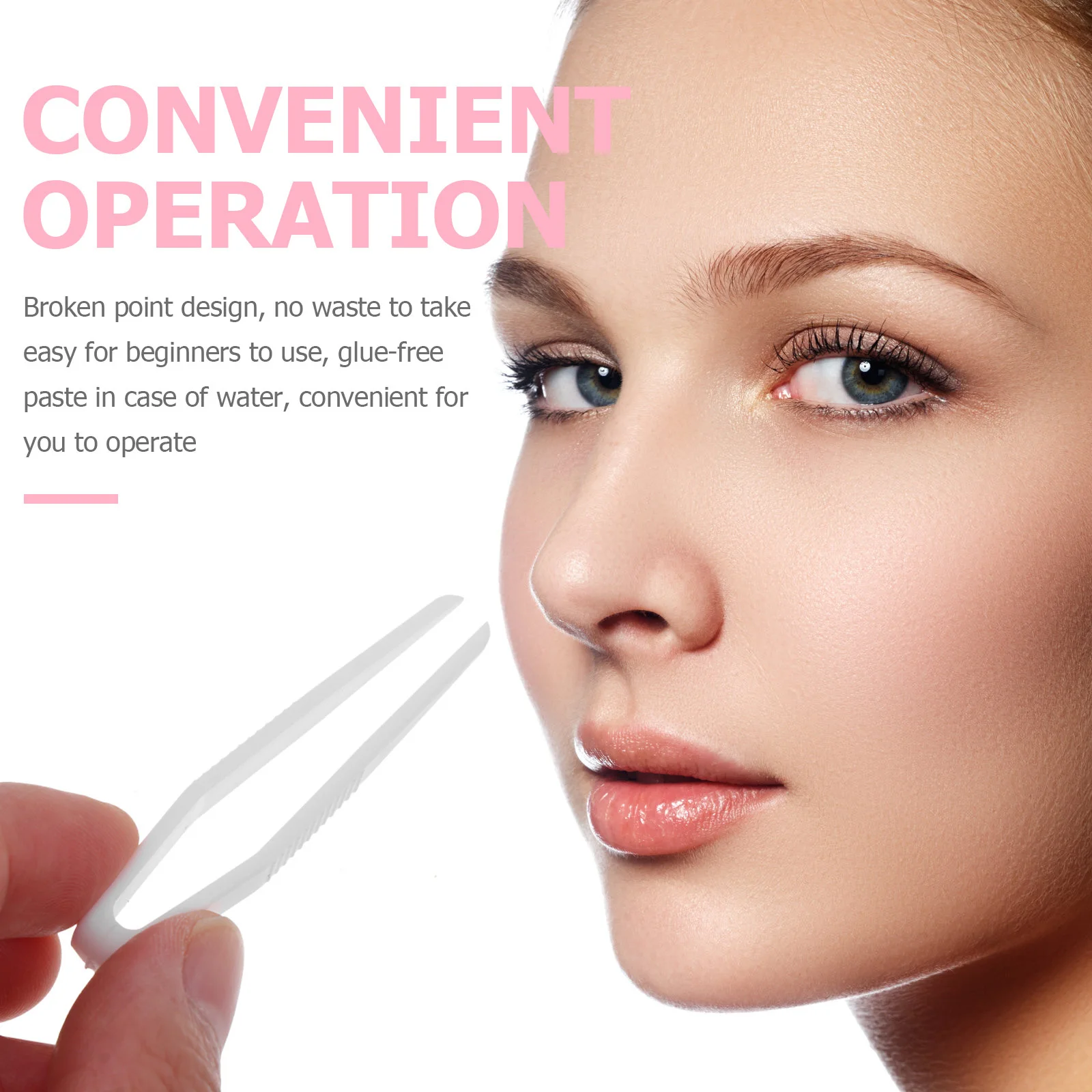2 セット二重まぶたテープ跡のない接着剤なしアイメイクツールインスタント目に見えないまぶたステッカーパッチ