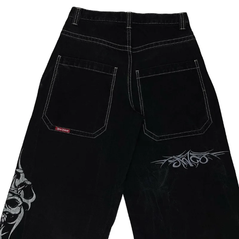 Y2K baggy pants women Harajuku Hip Hop Gothic black pants Street Wide Leg Pants Women New Casual Loose Rock Pants Women pants