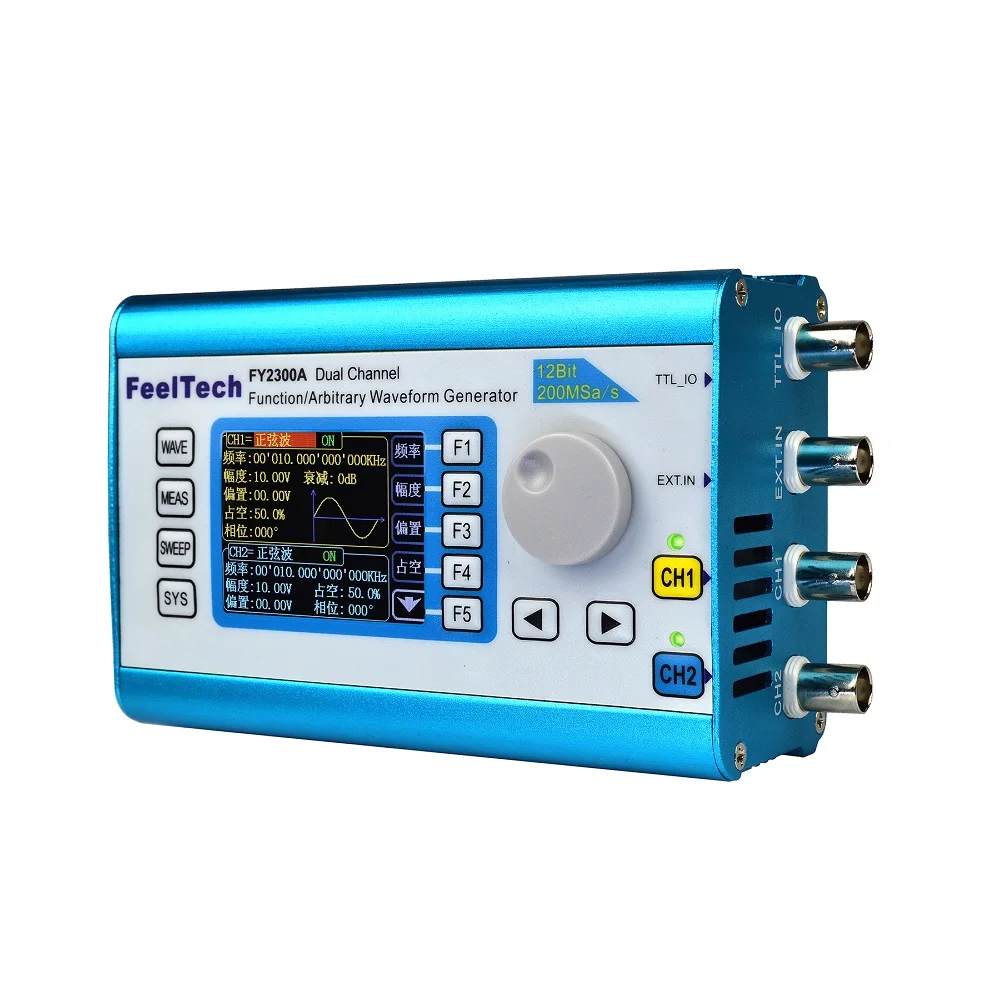 FY2300 12MHz 20MHz funkcja DDS generator sygnału przebieg arbitralny podwójny kanał fala sinusoidalna Spooky2 XM generator urządzenie główne