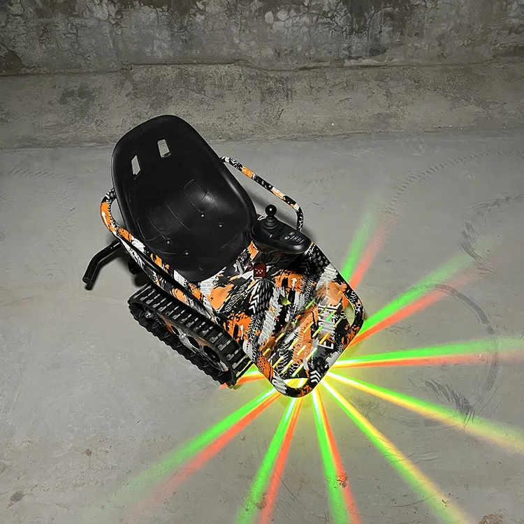 Wobeiqi Factory Direct Sales Outdoor Children Ice and Snow Product Electric Children Tracked Ride-on Tank Kids Game Toys