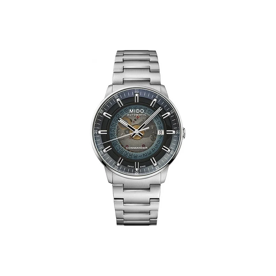 MIDO Commander Automatic Mechanical Movement 50m Waterproof Men's Watches Watch 40mm Blue Dial M021.407.11.411.01