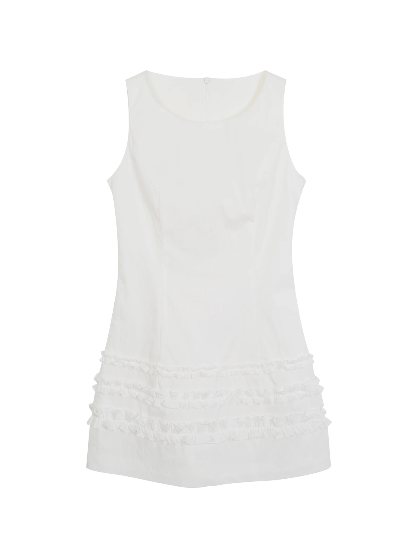 Ele White Summer Dr Damen Svel Slim Fit Rock Hohe Taille A-Linie Baumwollmischung Bequem Lässig Faionable