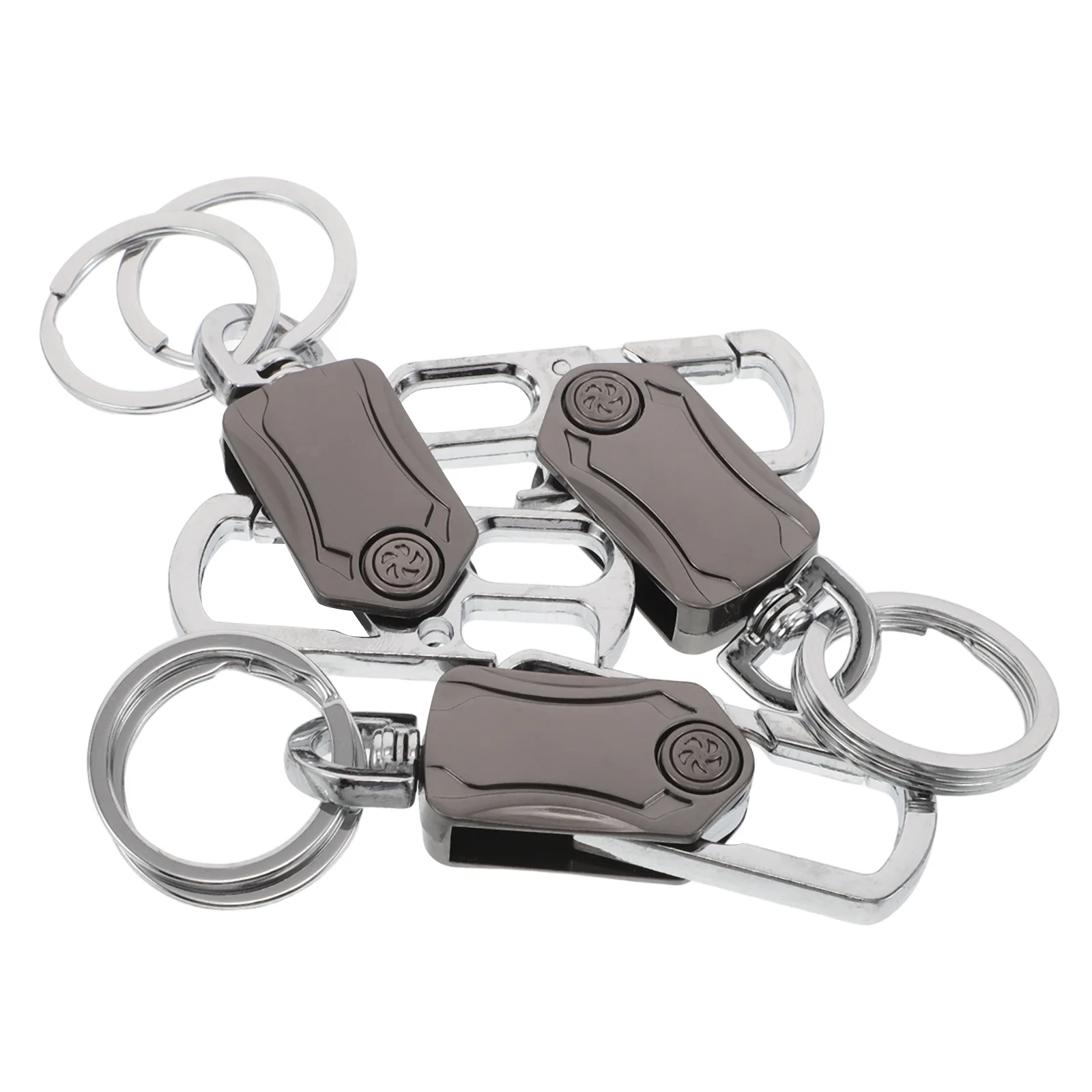 3 قطعة المعادن الإبداعية تململ سبينر سلاسل المفاتيح الرجعية فنجر قلادة حقيبة سحر لحقيبة الظهر محفظة محفظة استخدام المفاتيح ألعاب متململة #4