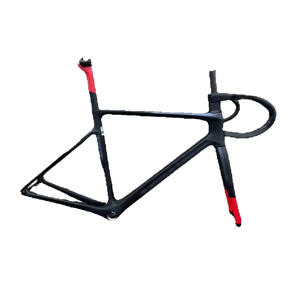 New 2025 V4rs Road Bike Carbon Frame C68 carbon bicycle frame disc brakes v4rs bike frame with handlebar