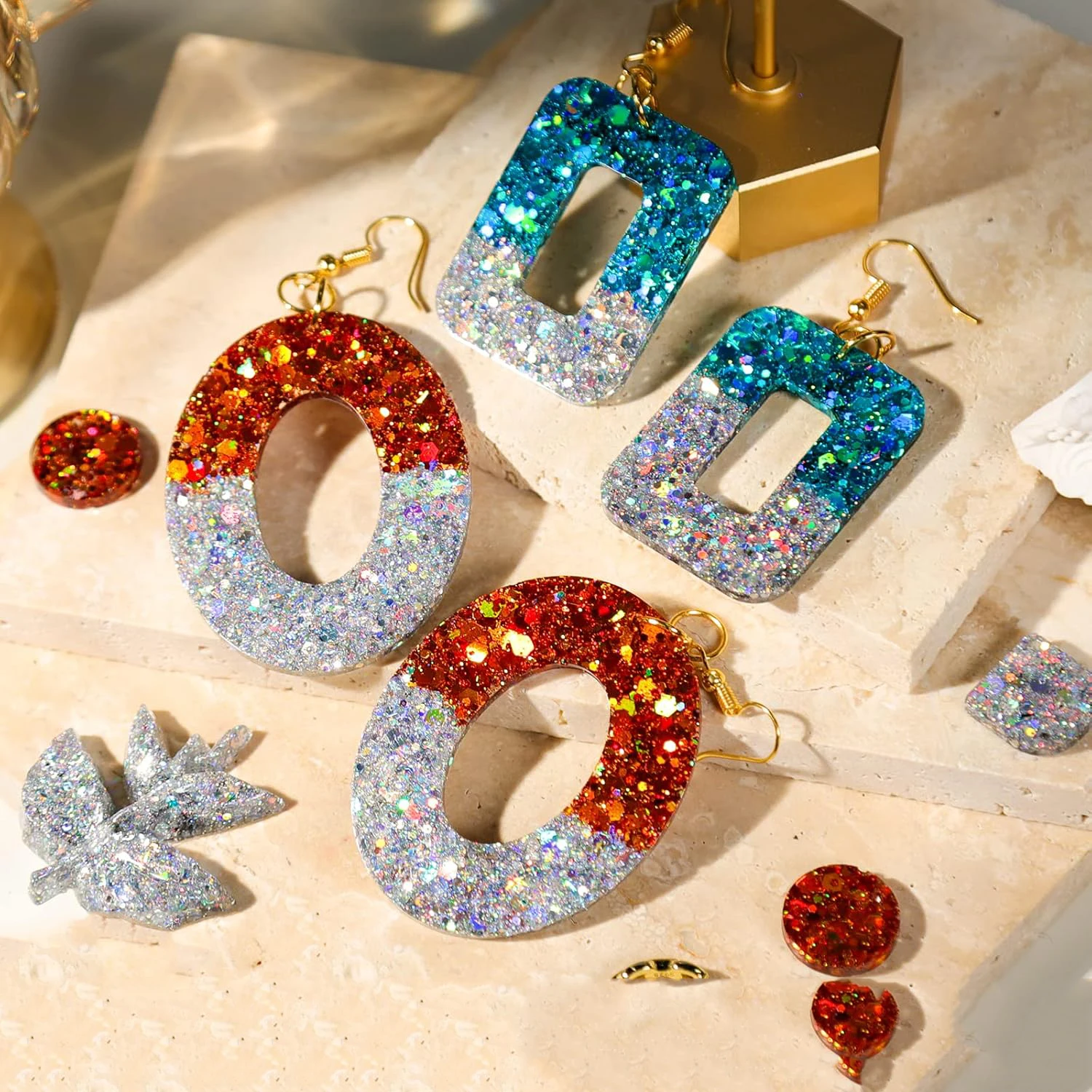 لمعان أظافر فضي لمهرجان الراتينج ، ترتر رقائق مكتنزة لمستحضرات التجميل ، حرفة ، مكتنزة ، 80 جرام ، أونصة ،