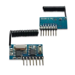 315/433mhz Wireless 4 Channel RF Receiver 1527 Learning Code Decoder Module For Remote Control Superheterodyne Receiving Module