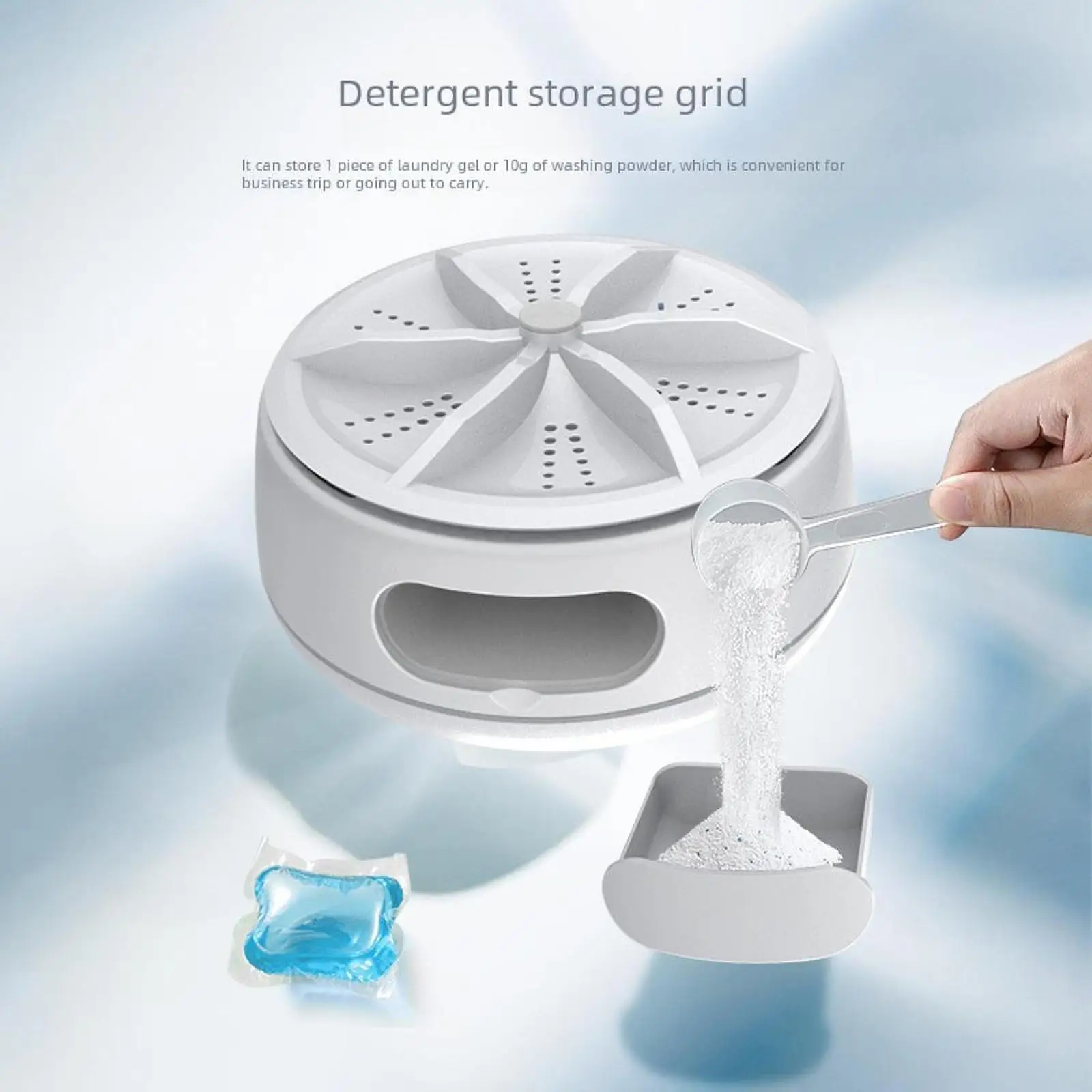Mini Washing Machine Cleaning Tool Electric for Socks Portable with Water Bucket for Travel Touring Home Apartment College Rooms