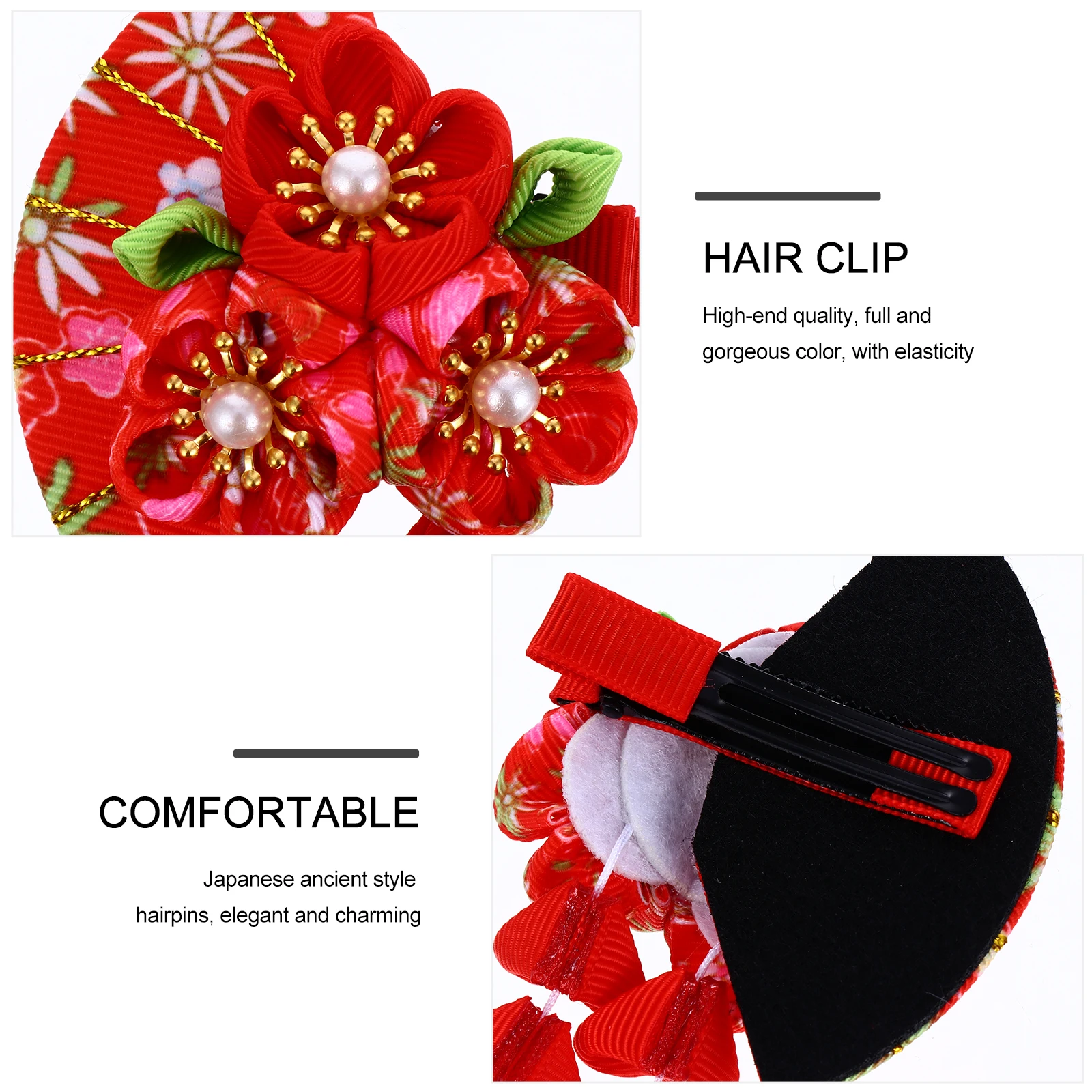 

Tassel Bell Decorations Japanese Style Hairpin Durable Japanese Style Hair Accessories Kids Girls Travel Wedding Festivals