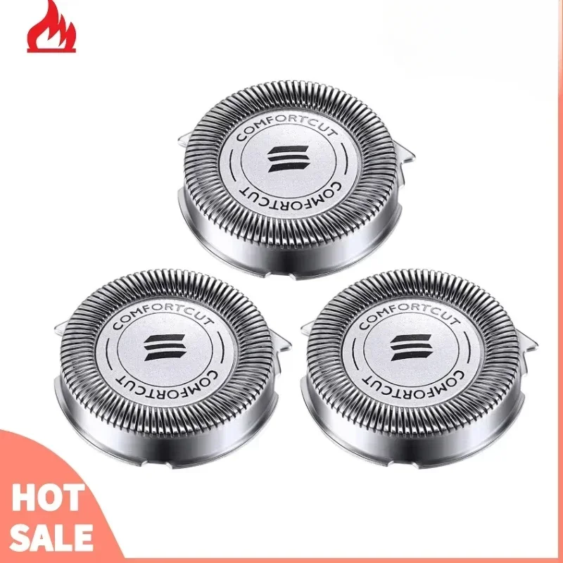 3/6 قطعة رؤوس استبدال ماكينة الحلاقة SH30/50/52 لسلسلة ماكينة الحلاقة الكهربائية 1000، 2000، 3000، 5000 رأس شفرة #5