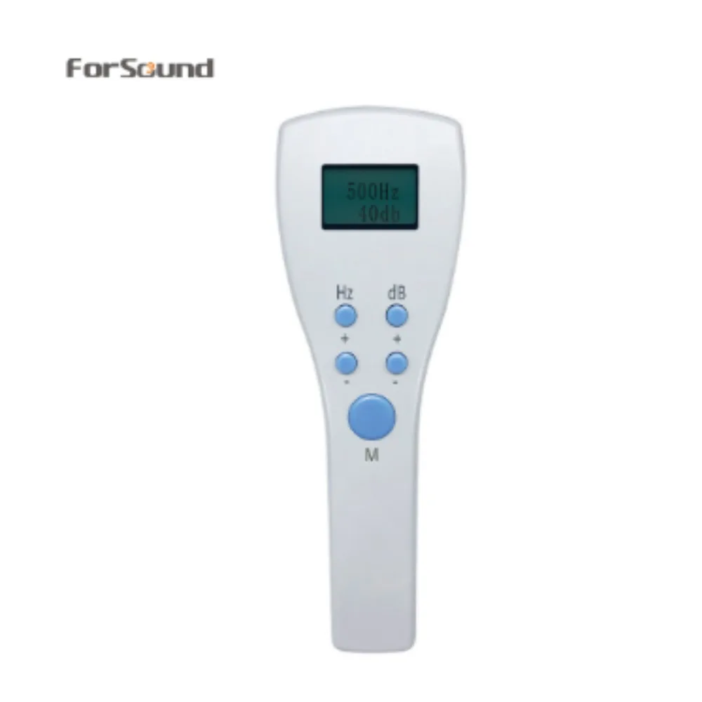 Readable Screen Audiometer Aerial Conduction LCD Screen Portable Handheld Hearing Test Machine Elderly Kid Health Care Ear Clean