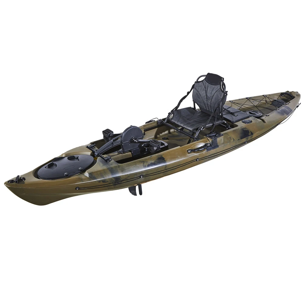Hot Selling Rowing Boats For Fishing Pvc Kayak Single Person Plastic Kayak For Lakes & Rivers
