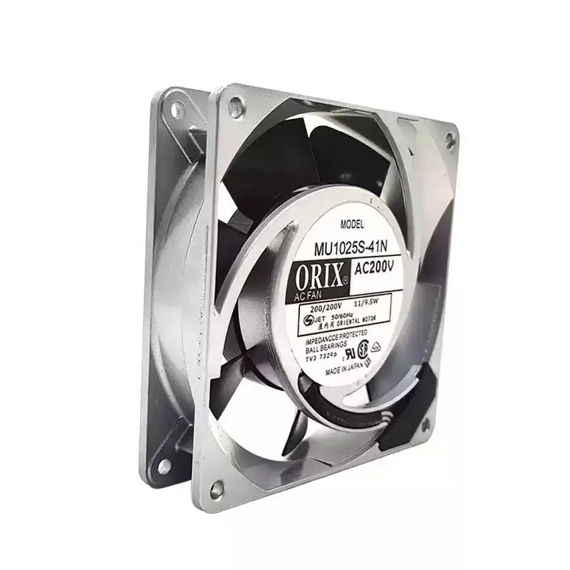 For ORIX MU1025S-41N AC 200V 220V 10425 104x104x25mm 2-Wire Dual Ball Bearing Metal Welder Server Inverter Case Cooling Fans