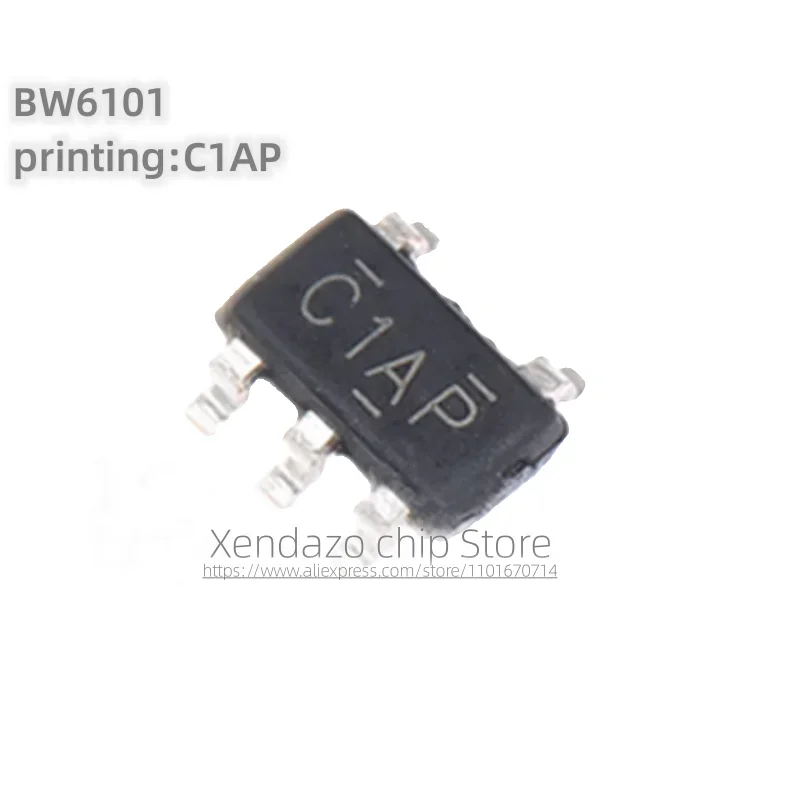 10pcs/lot BW6101 BW-6101 Silk screen printing C1AP SOT23-5 package Original genuine Supercapacitor protection chip