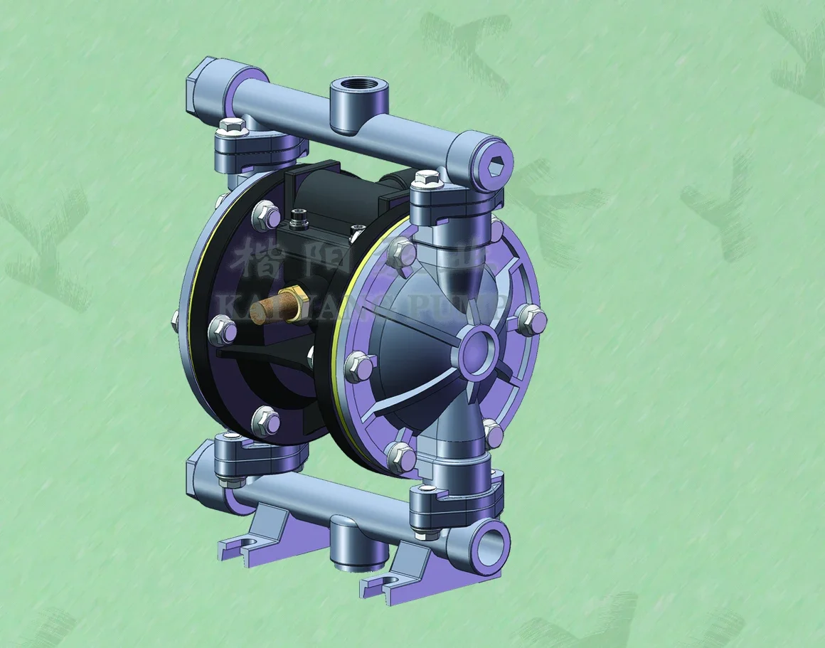 High Quality 1/2 Inch Pneumatic Double Diaphragm Pump for Wastewater Treatment