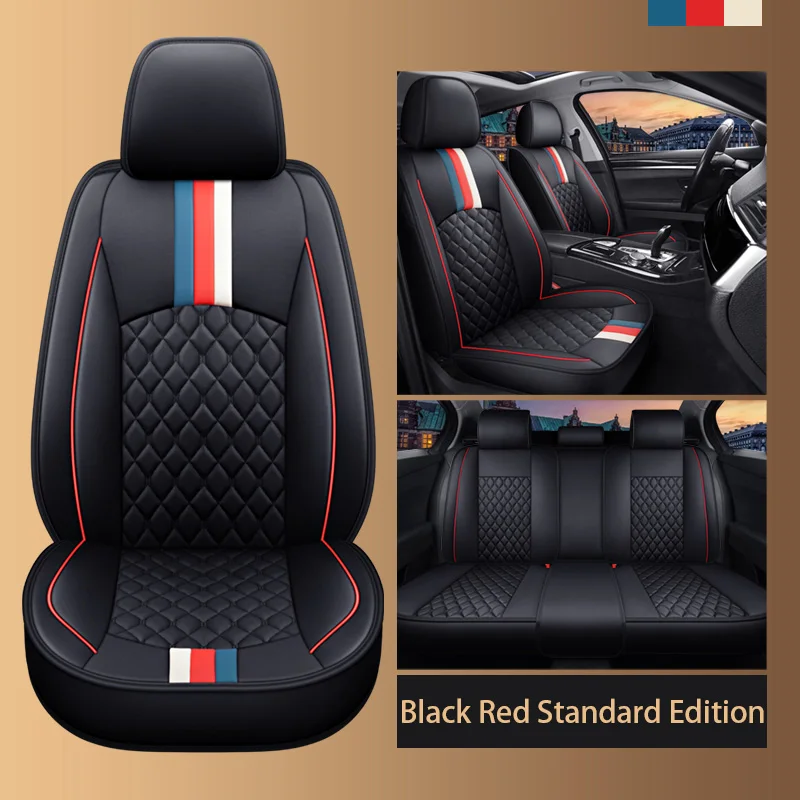 

WZBWZX Leather Car Seat Cover 98% Car Model For Toyota Lada Renault Kia Volkswage Honda BMW BENZ Car Accessories 5 Seats