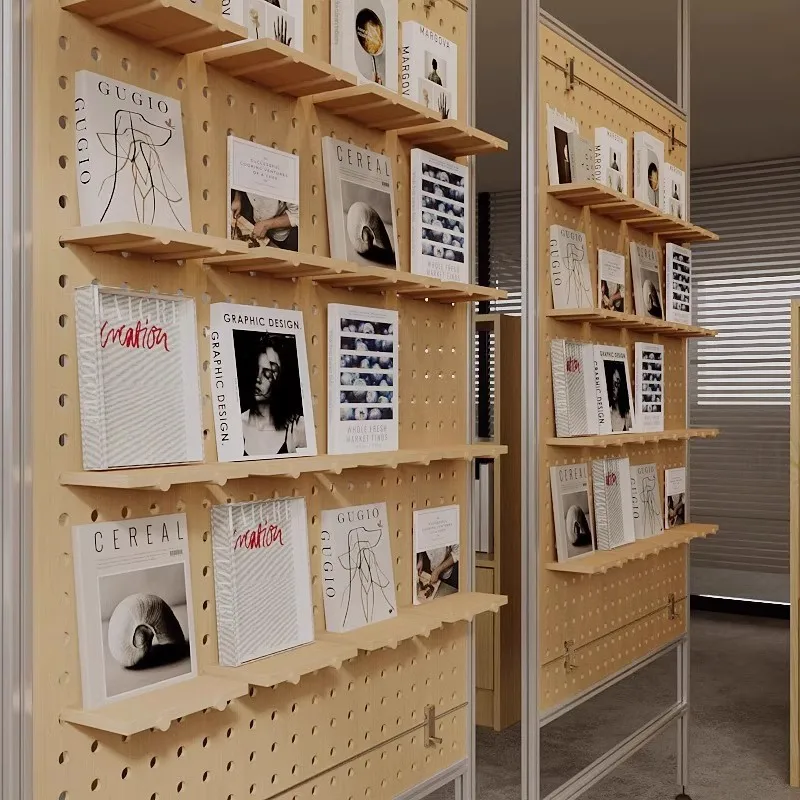 Ocean Panel Display Cabinet Display Rack Aluminum Profile Cave Board Birch Display Cabinet Shelf Storage Cabinet Locker Shelf