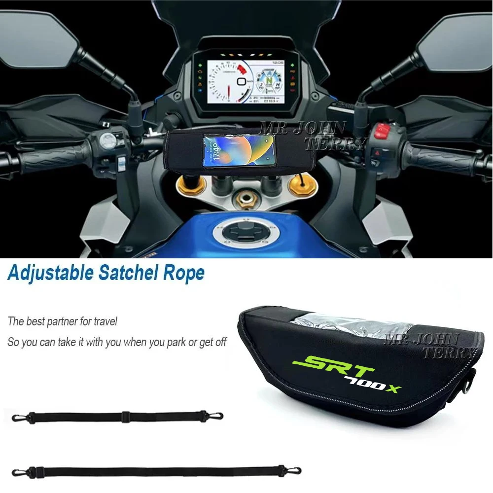 Motorcycle Bag Motorcycle accessory Waterproof And Dustproof Handlebar Storage Bag navigation bag For QJ Motor SRT 700 X 2024