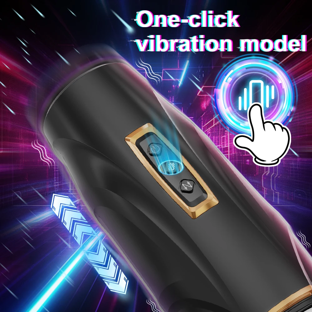 Automatic Telescopic Male Masturbator Vibration Blowjob Sucking Masturbation Cup for Men Oral Vagina Machine  Sex Toys for Adult