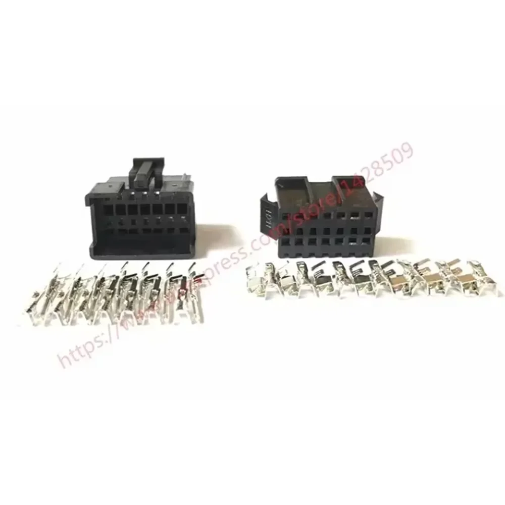 1 Set Male And Female JST 2.54mm SM 14 Pin 14 Way Multipole Connector Plug With Terminal