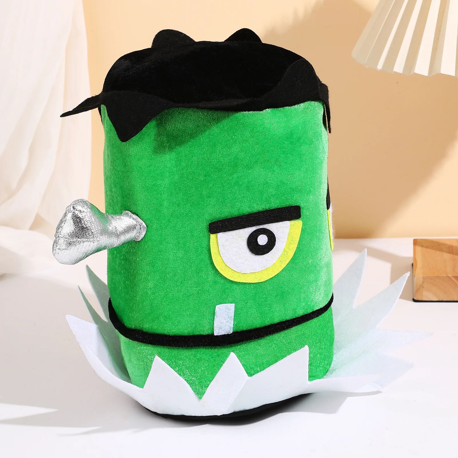 Chapéu monstro verde do dia de são patrício, cosplay, festival irlandês, bar, chapéus, carnaval, festa de halloween, adereços de fantasia