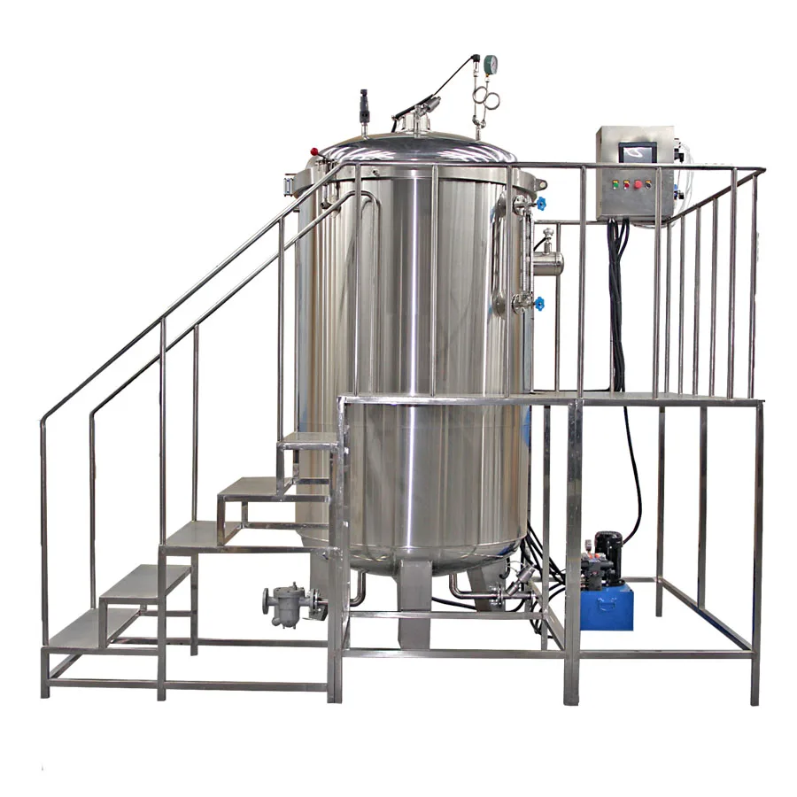 New Food Processing Automatic Retort Machine with PLC Control Stainless Steel High-Temperature Sterilization for Canned Food