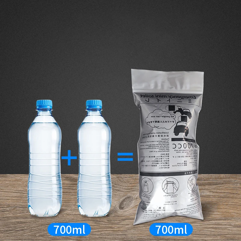 Portable Emergency Urinal Bag Outdoor Camping Pee Bags Disposable Travel Vomit Bag Mini Mobile Toilet For Men Women Children