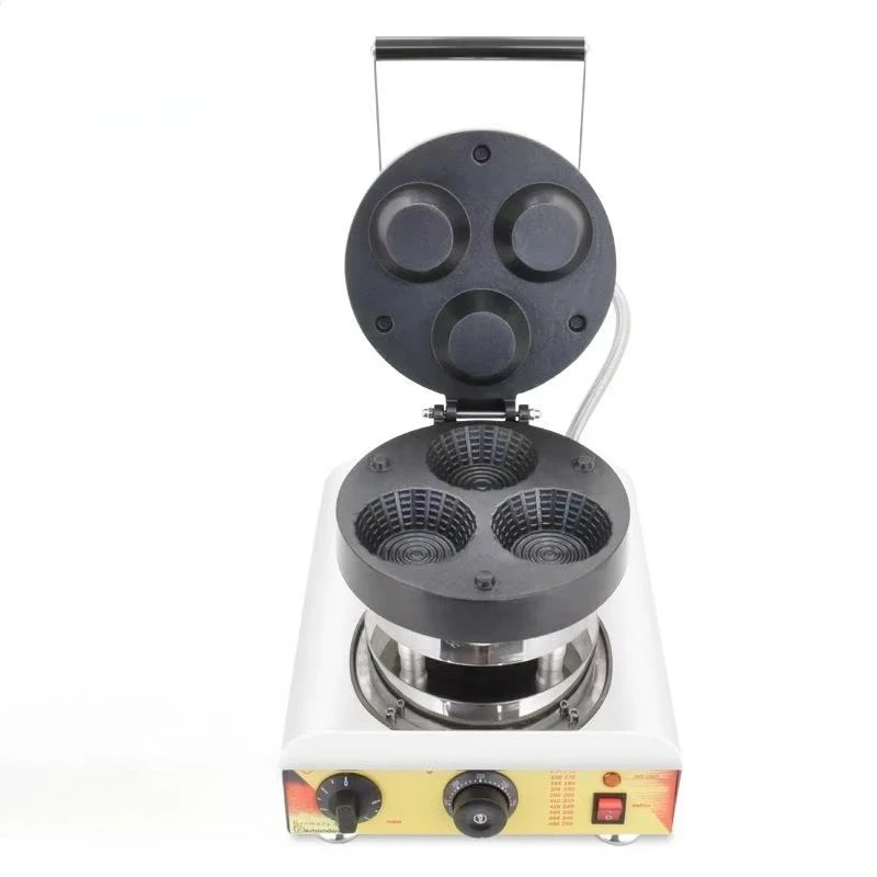 Commercial Snack Machinery Tart Pie Press Maker Baking Machines Tartlet Shell Maker 3pcs Tartlet Machine For Sale