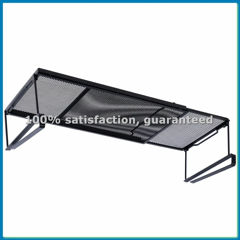 

Extendable Steel Under Cabinet Organizer Shelf, Under Desk Storage Rack, Multipurpose Kitchen Hanging Basket-ABLL