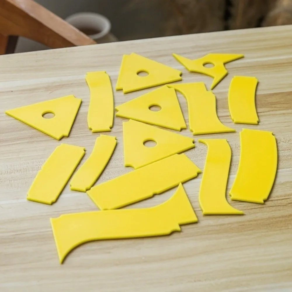 9Pcs Pottery Forming Scraper Set Clay Ribs Wheel Throwing Ceramic Shaping for Cup Bowl Vase Repairing Smoothing Pottery Tools