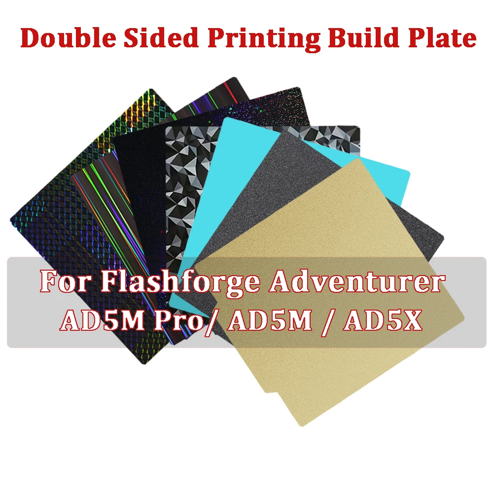 Druckplatte für Flashforge AD5X – Mehrfarbiger 3D-Drucker für Hochgeschwindigkeits-Vollfarbdruck Adventurer 5M/5M Pro Platte 235x235mm