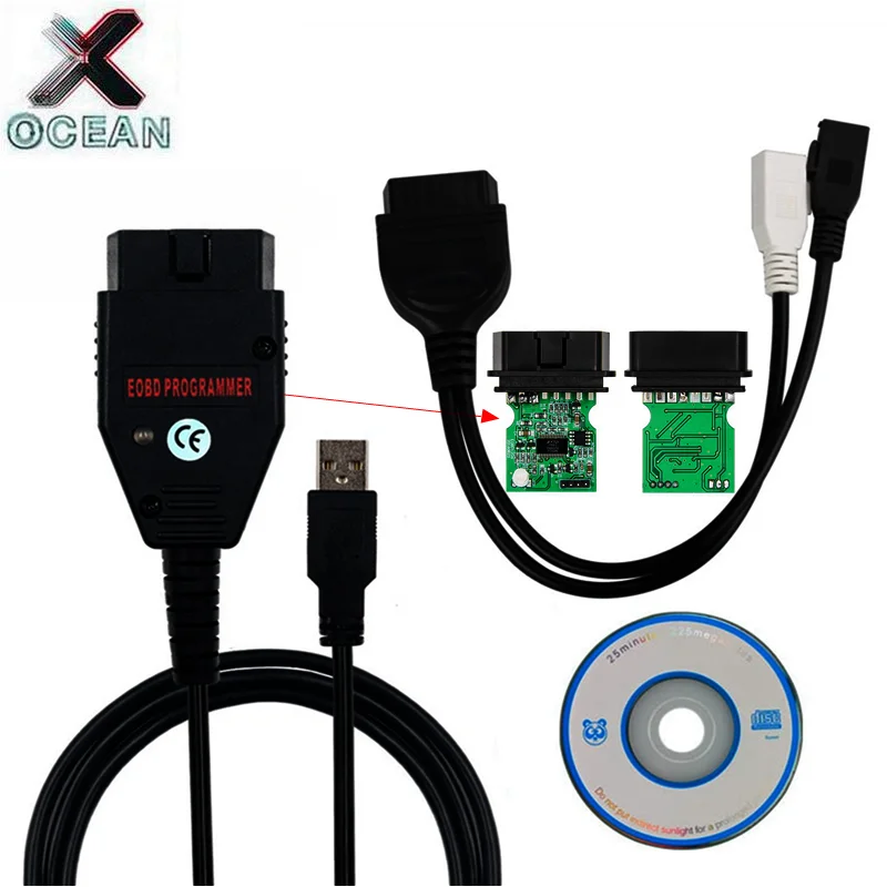

Galletto 1260 FTDI FT232RQ RL EOBD ECU Programmer Reader ECU Flash for Multi-Vehicle OBDII Multi-Language Diagnostic System