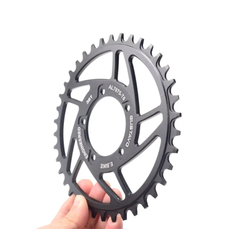 GUSTAVO Electric Bicycle Ebike Chain Wheel Chainring Blade for BAFANG BBS01 BBS02 Mid Drive Motor Sprocket 36T 38T 40T