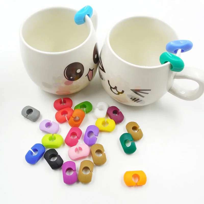 12PCS Party Dedicated Animal Suction Cup Wine Glass Silicone Label Silicone Wine Glasses Recognizer Marker Tea Accessories