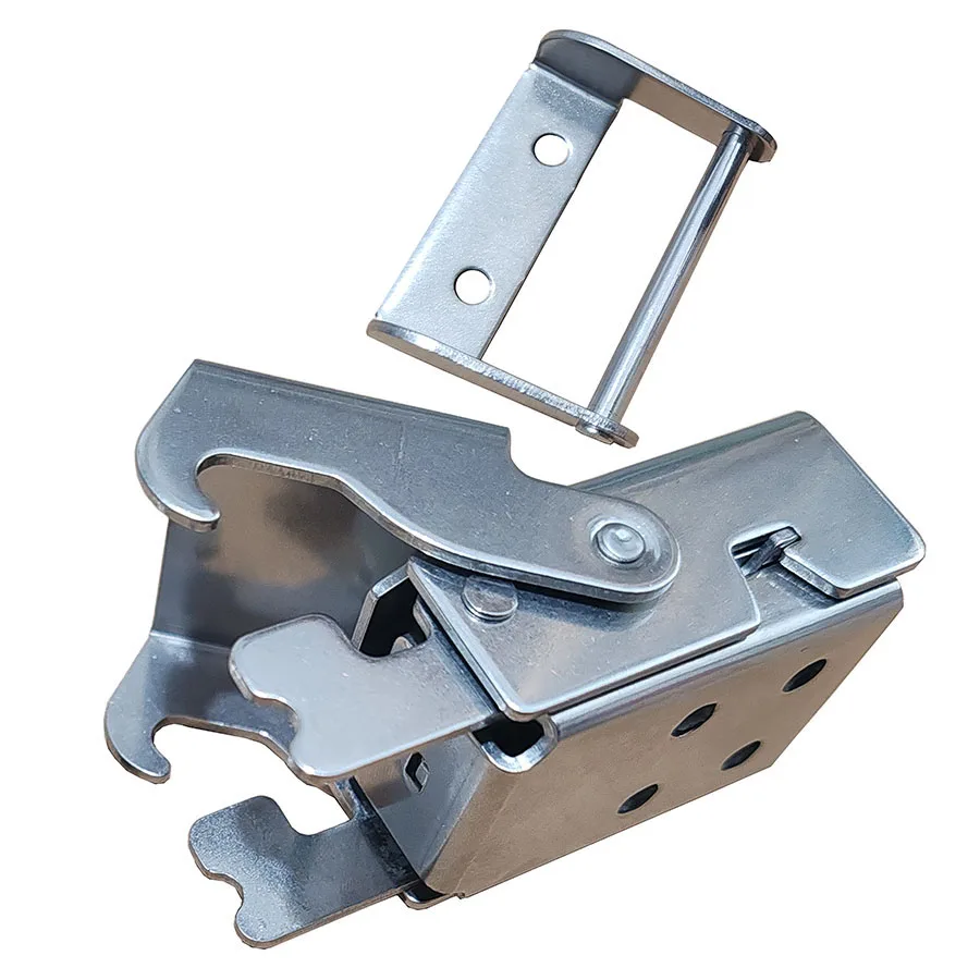 Edelstahl Schloss Seite Box Scharnier Werkzeug Fall Tasche Hardware Motorrad Aluminium Legierung Stamm Werkzeug Fall Feste Schnalle Handmade