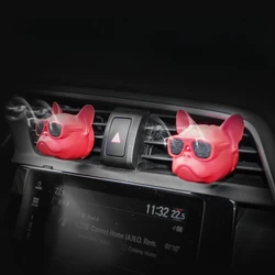 Wear-resistant Bulldog For Car Ornaments Aromatherapy Dashboard Decoration Gift Car Accessories Interior Decor