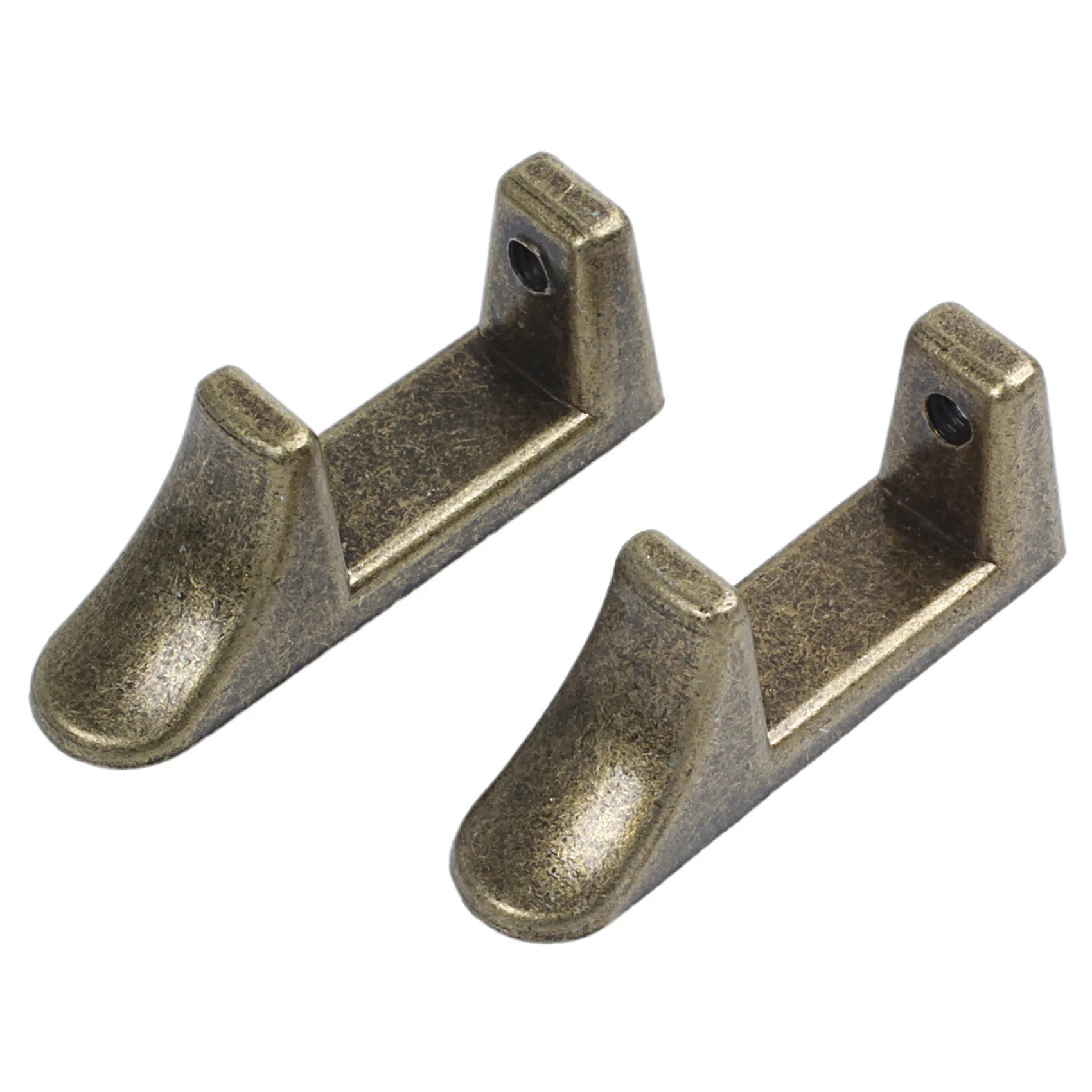 ABLG 2X Brown Leather Guitar Musical Instrument Box Luggage Toolbox Trolley Case Handle