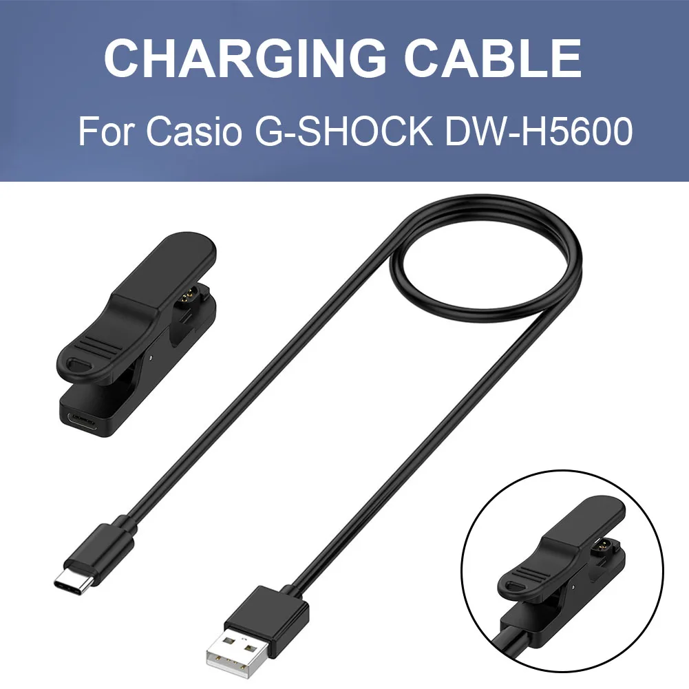 USB كابل شحن 5 فولت 1000MA ساعة رياضية شحن الحبل سلك ساعة شاحن الحبل ل Ca Sio G صدمة Dw-H5600 شحن