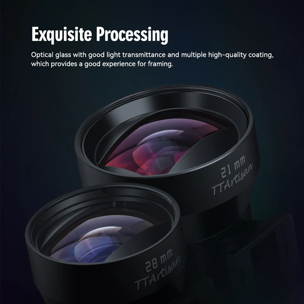 Originele Ttartisan 28Mm Externe Optische Zoeker Voor Leica M9 Ricoh Gr Iii Ii GR3 Camera Luchtvaart Aluminium Koude Schoen