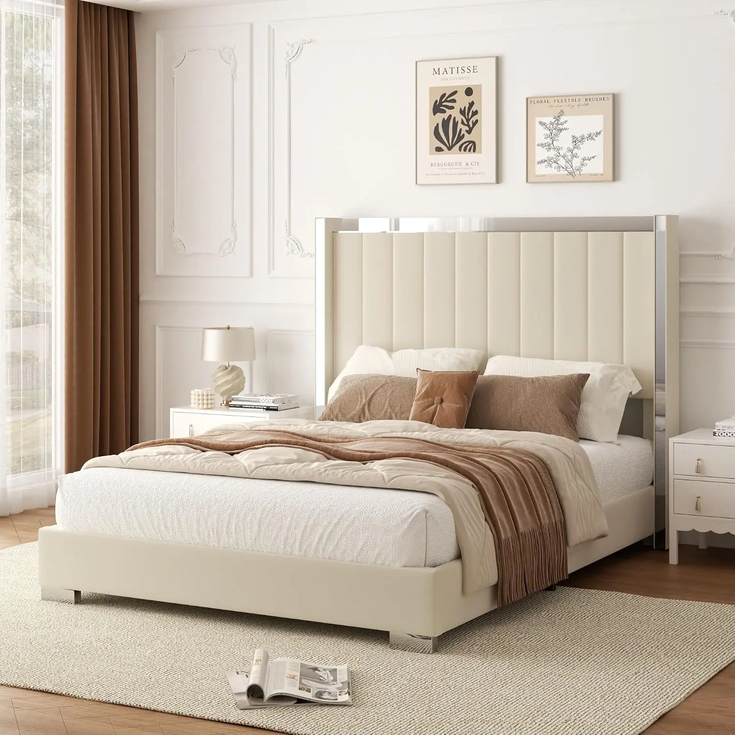 Velvet Platform Bed  58