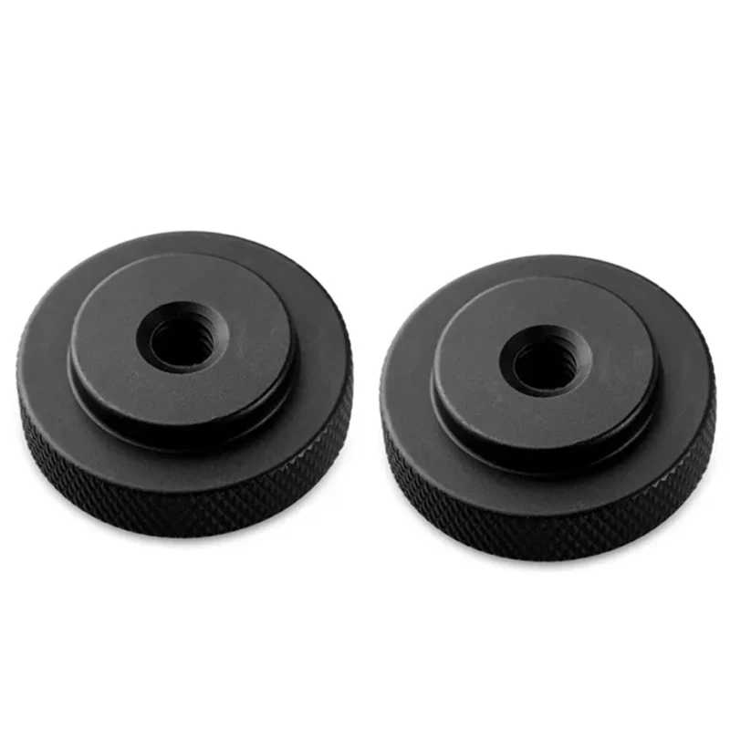 Изготовленные на заказ черные алюминиевые стопорные гайки колеса с ЧПУ, обработанные на станке с ЧПУ, токарные детали