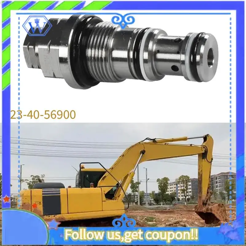 

M46K-Excavator Relief Valve Metal Excavator Relief Valve For Komatsu PC100-6 PC120-6 PC200-7 PC300-7 723-40-56900 723-40-56302
