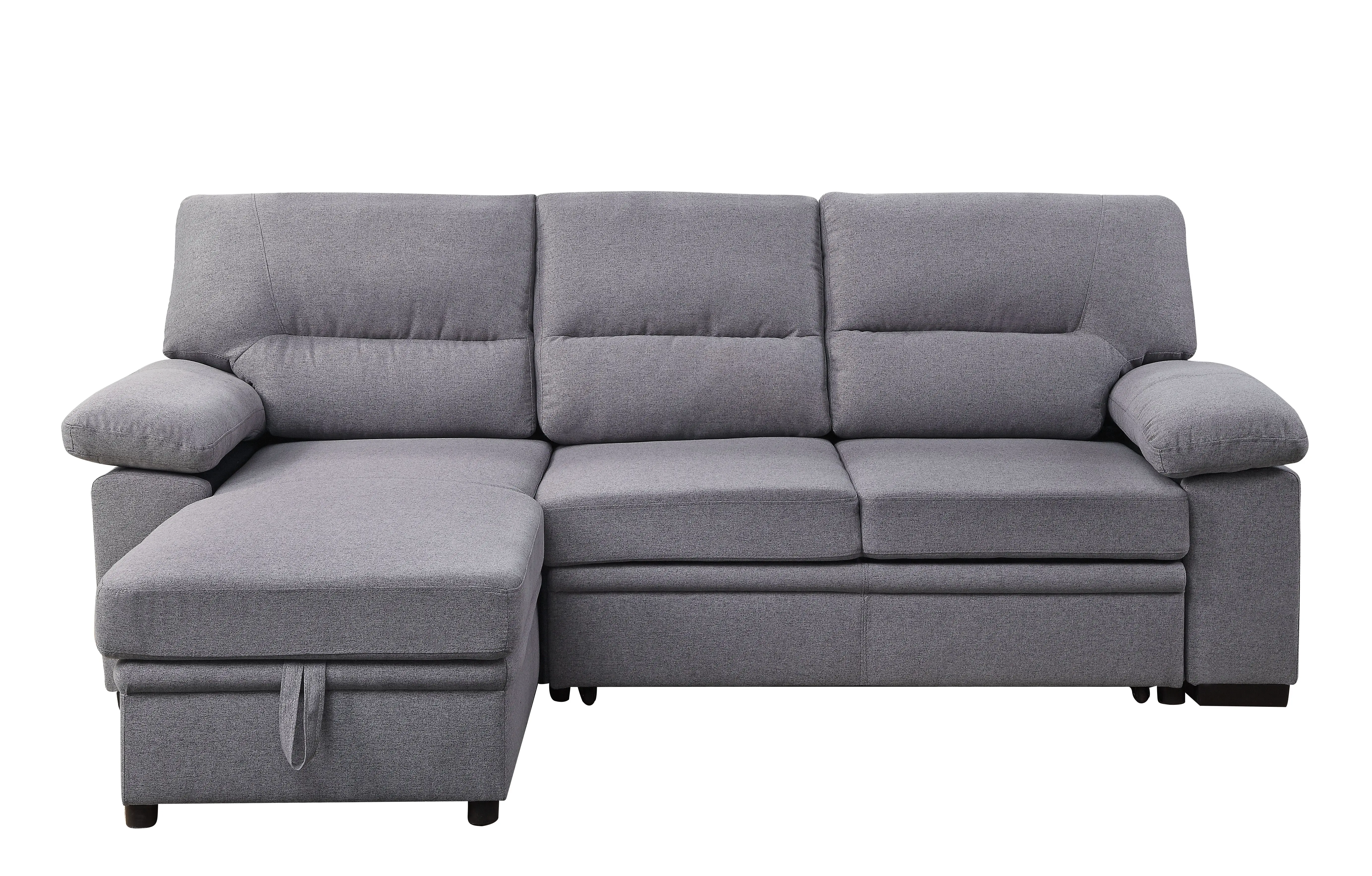 New model L shape living room sofa bed