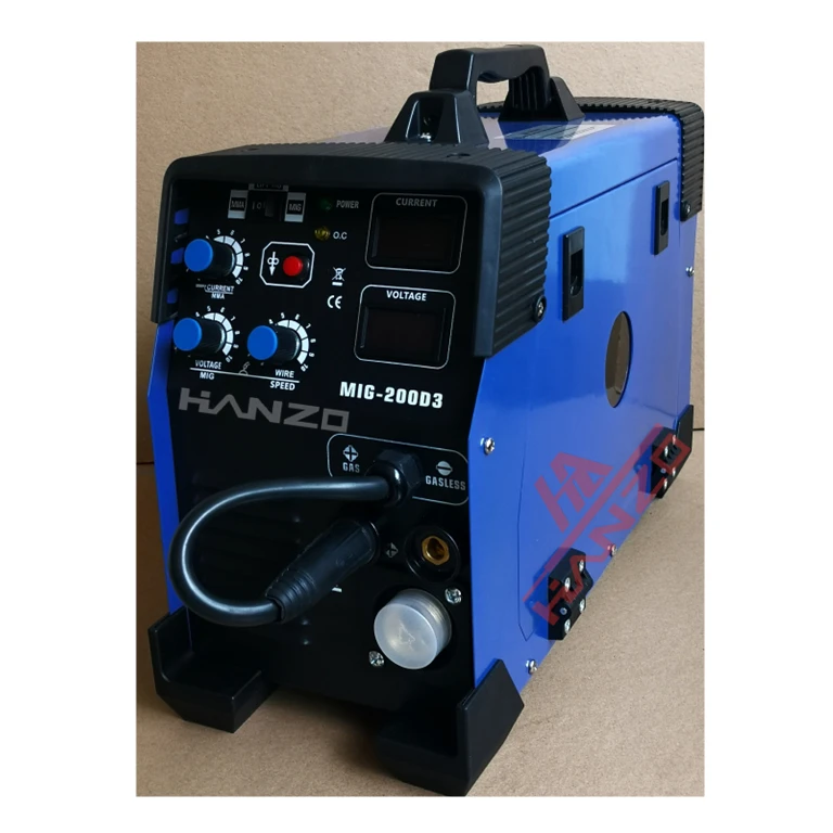 5 in 1 gasless co2 mma tig flux cored wire inverter welders 200 amp combo welder mig welding machine