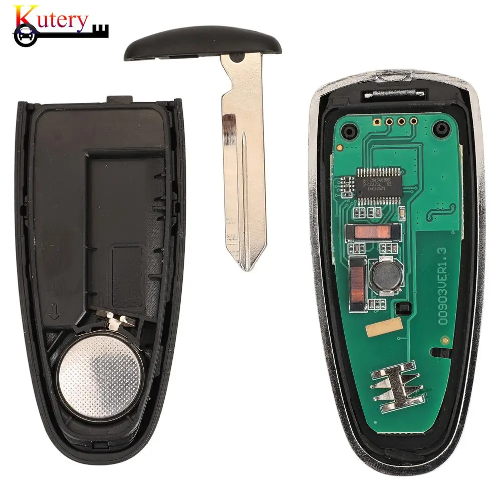 jingyuqin Remote Smart Car Key Control For Ford Edge Escape Explore Flex Taurus 2011-2015 Keyless Go 434MHZ ID46 PCF7953 Chip