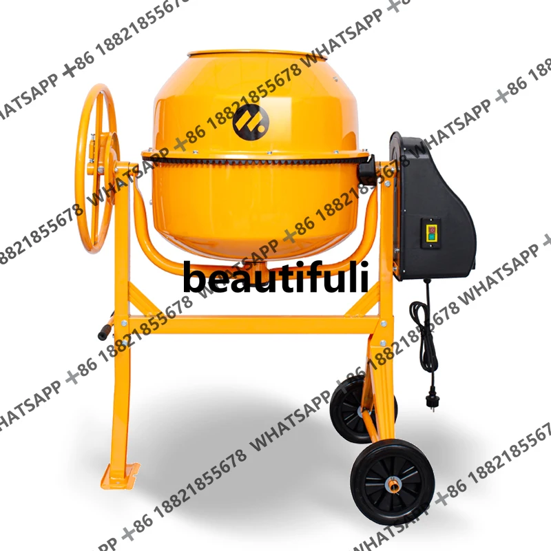 

Небольшой бытовой бетономешалка, машина для подачи удобрений и цемент, вертикальный многофункциональный электрический миксер
