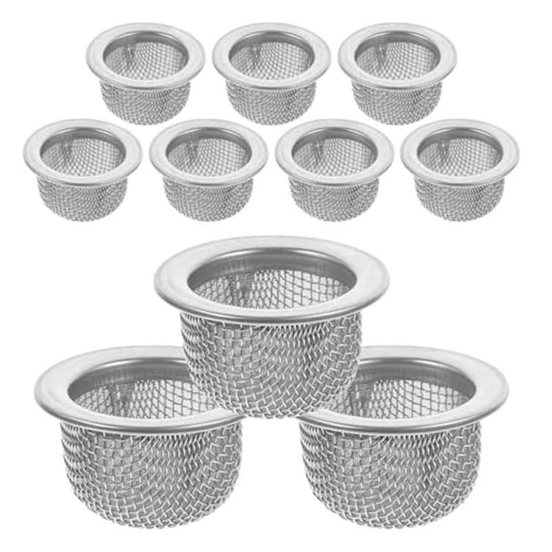 

10Pcs Double Screen Filter Cocktail Smoker Screen Mini Mesh Bowl Screen Filter For Bourbon Whiskey Smoker Durable Easy Install