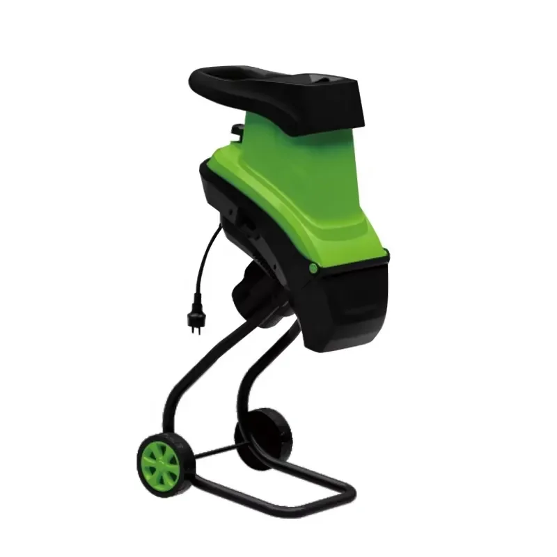 Heavy Duty Electric Wood Chipper 2500W 15A 230V Industrial Garden Shredder with Dual Steel Blades for Branches Leaves
