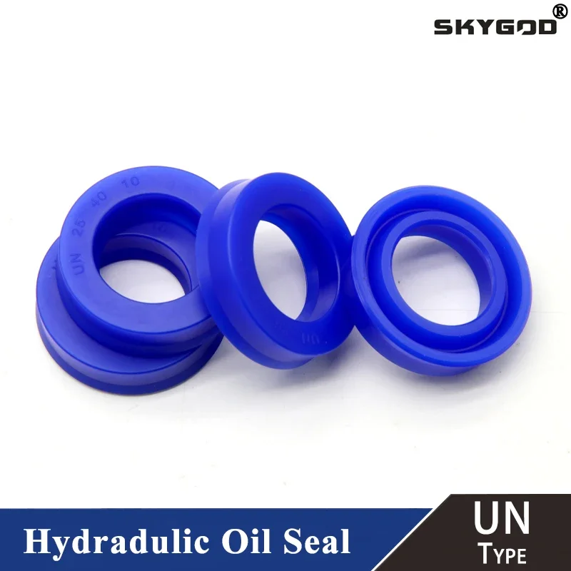 

5pcs UN Radial Shaft Hydraulic Seal (IDxODxTHK), ID 8-19mm Polyurethane Piston Shaft Piston Rod PU Single Lip U Cup Oil Seals